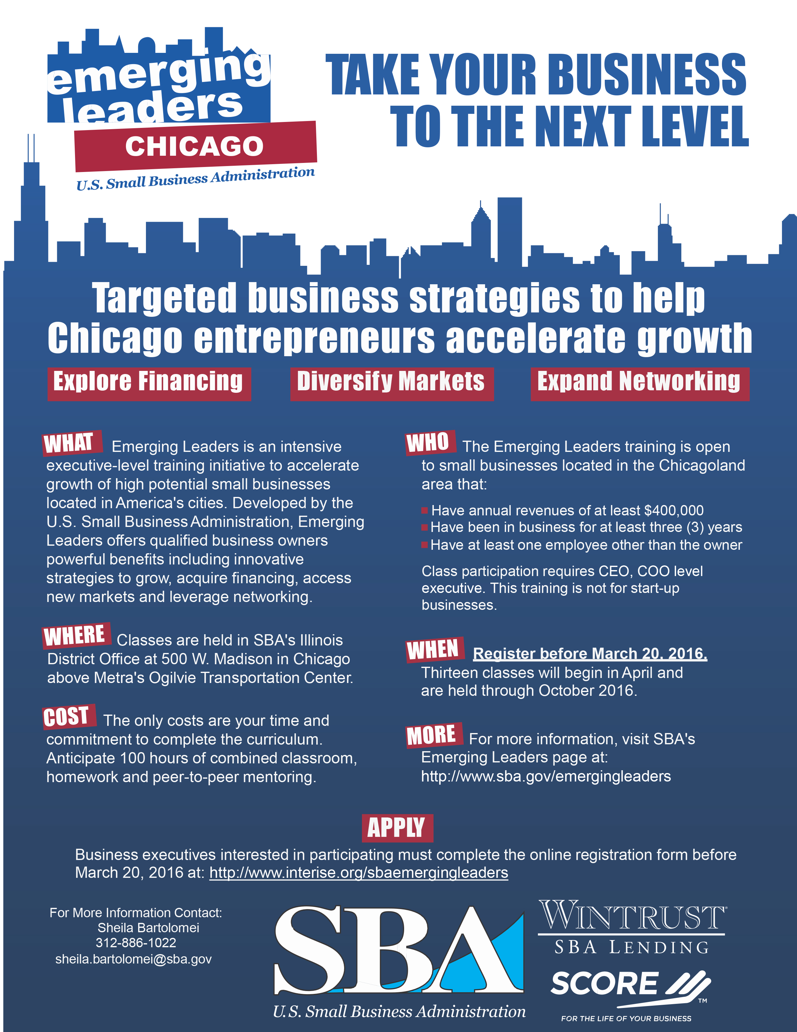 2016 Emerging Leaders flyer